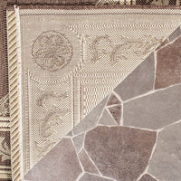 Safavieh Courtyard Cy2914-3409 Chocolate / Natural Area Rug