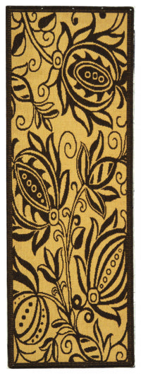 Safavieh Courtyard cy2961-3001 Natural / Brown Floral / Country Area Rug