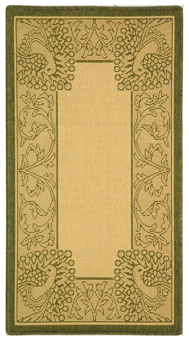 Safavieh Courtyard cy2965-1e01 Natural / Olive Area Rug