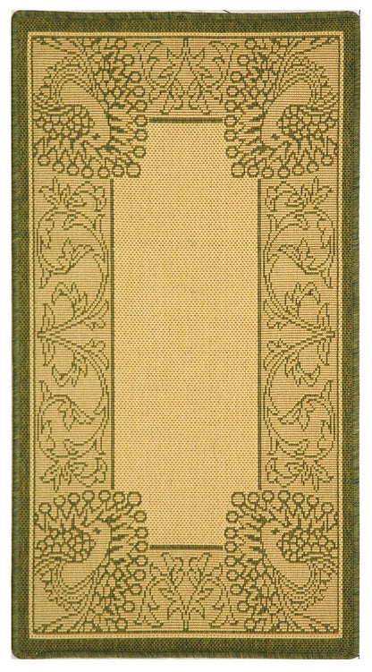 Safavieh Courtyard cy2965-1e01 Natural / Olive Area Rug