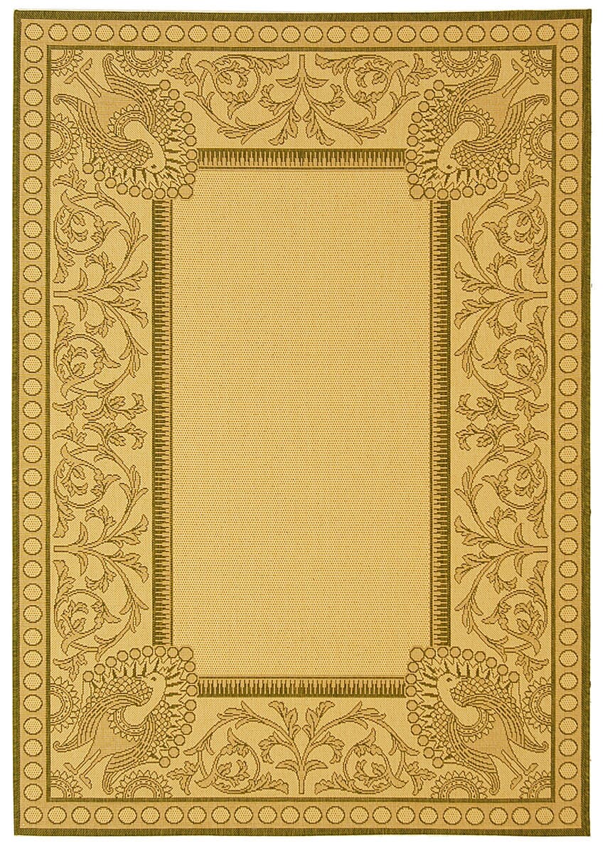 Safavieh Courtyard cy2965-1e01 Natural / Olive Area Rug