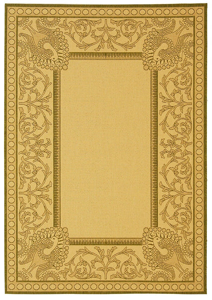 Safavieh Courtyard cy2965-1e01 Natural / Olive Area Rug