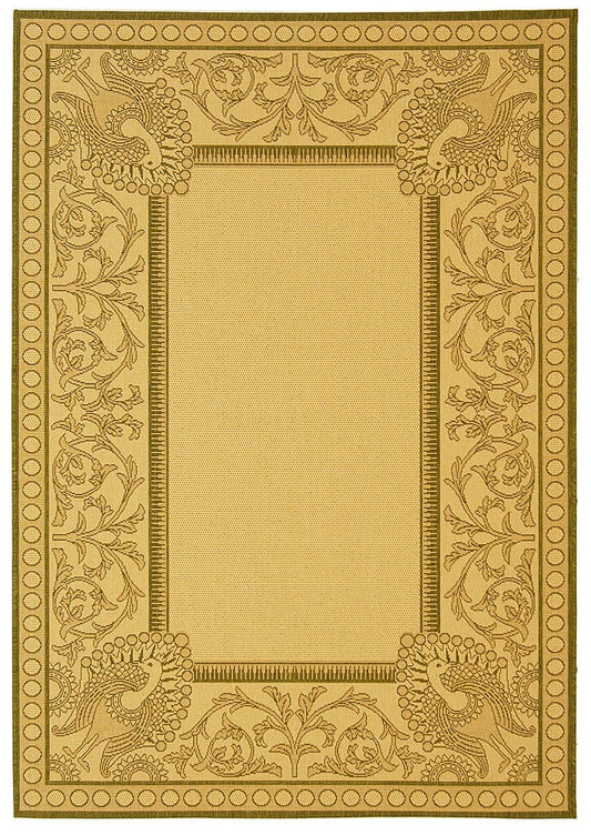 Safavieh Courtyard cy2965-1e01 Natural / Olive Area Rug