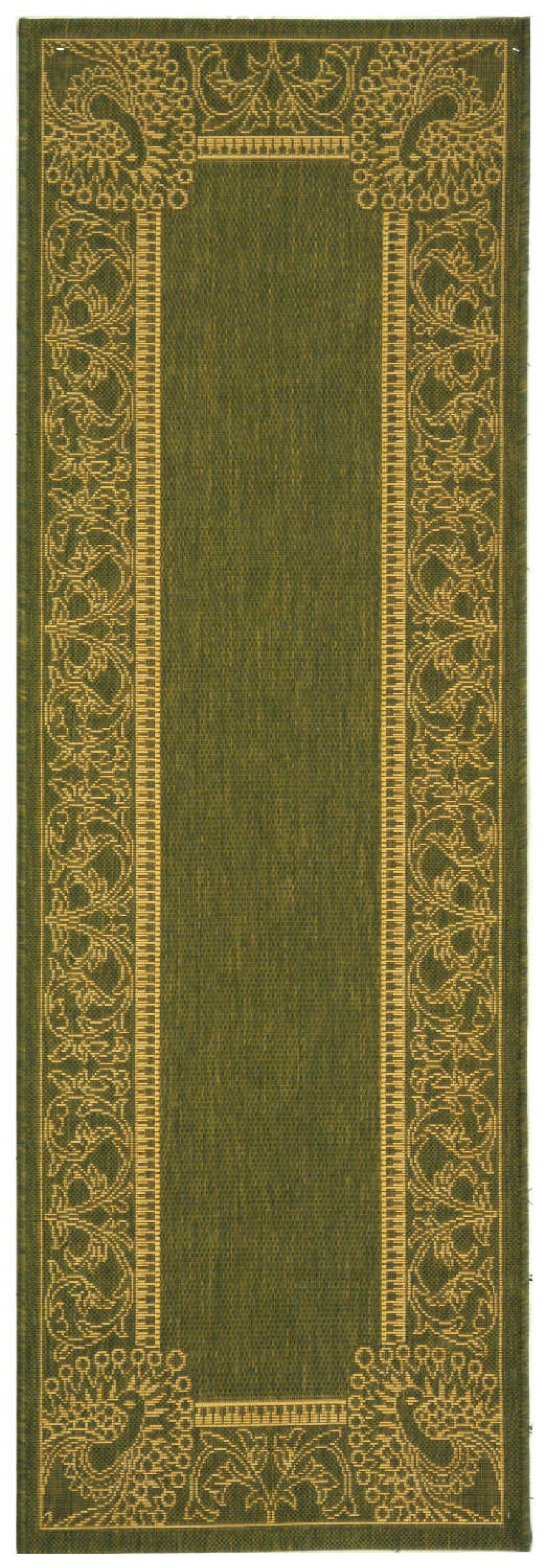 Safavieh Courtyard cy2965-1e06 Olive / Natural Area Rug