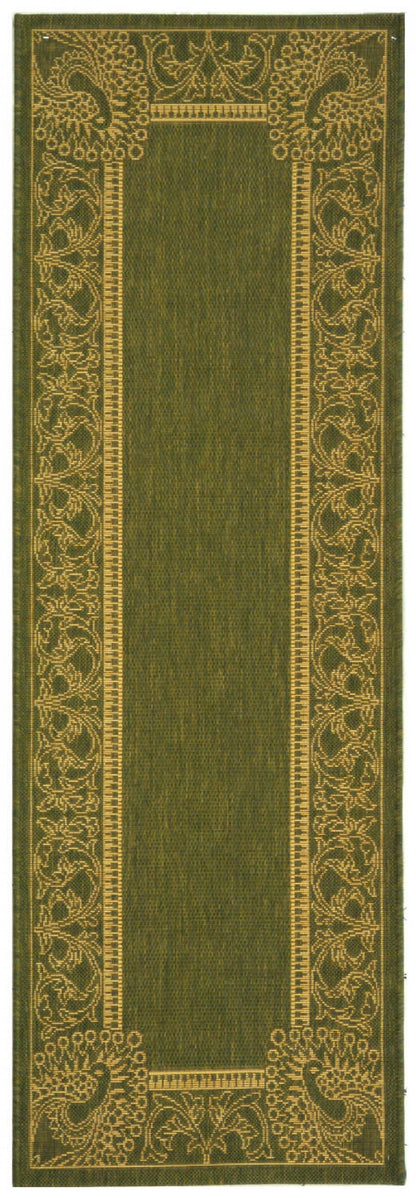 Safavieh Courtyard cy2965-1e06 Olive / Natural Area Rug