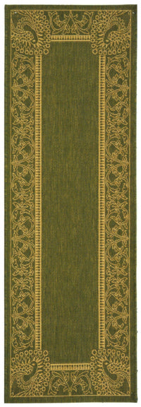 Safavieh Courtyard cy2965-1e06 Olive / Natural Area Rug