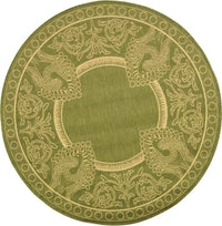 Safavieh Courtyard Cy2965-1E06 Olive / Natural Area Rug