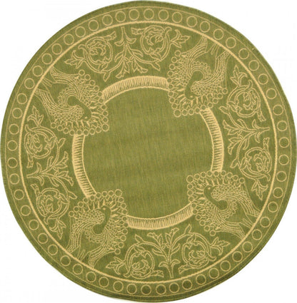 Safavieh Courtyard cy2965-1e06 Olive / Natural Area Rug