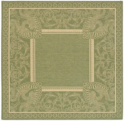 Safavieh Courtyard Cy2965-1E06 Olive / Natural Area Rug