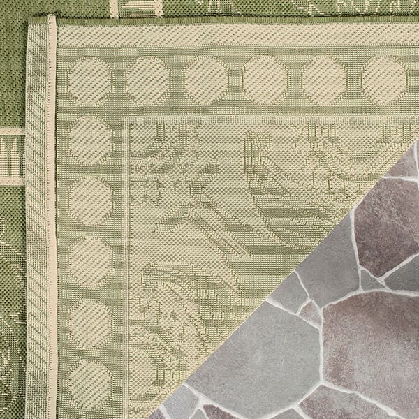 Safavieh Courtyard Cy2965-1E06 Olive / Natural Area Rug