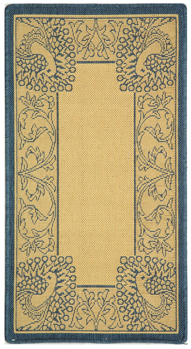 Safavieh Courtyard Cy2965-3101 Natural / Blue Area Rug