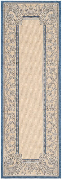 Safavieh Courtyard Cy2965-3101 Natural / Blue Area Rug