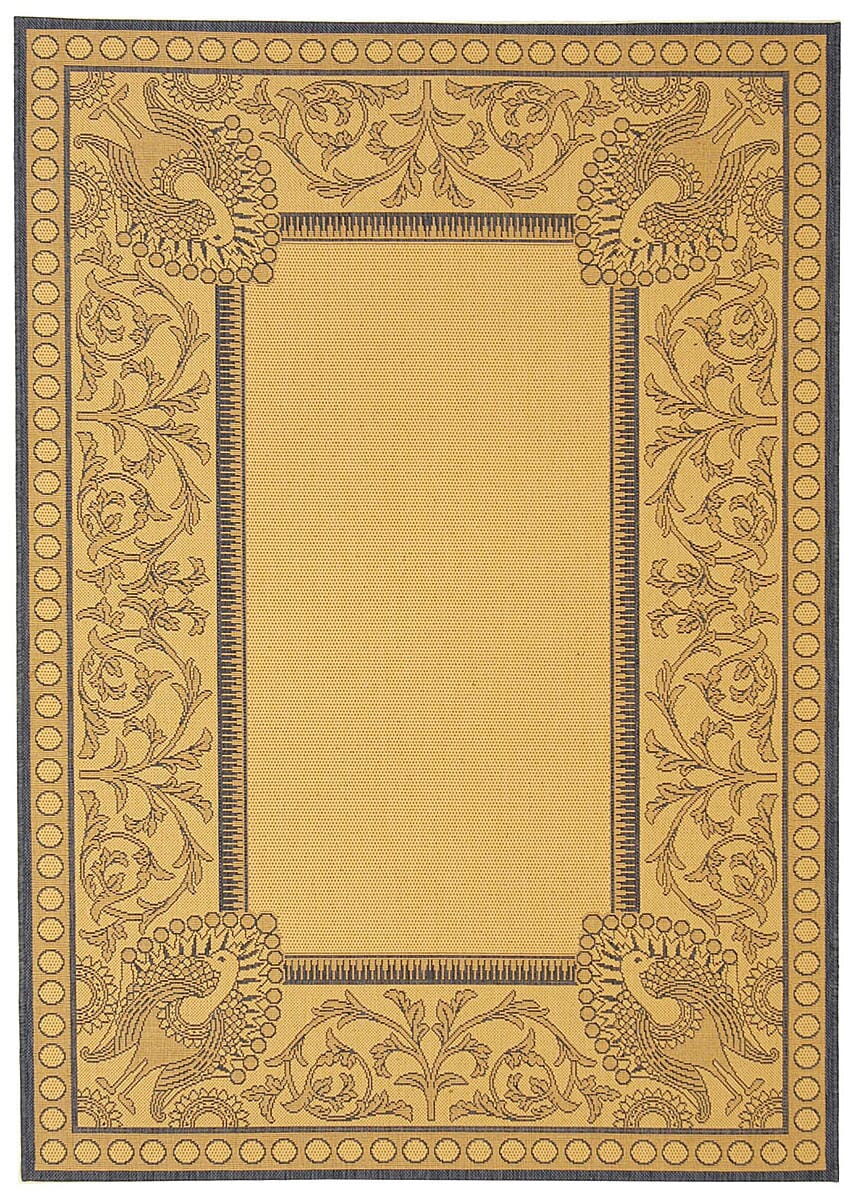 Safavieh Courtyard cy2965-3101 Natural / Blue Area Rug