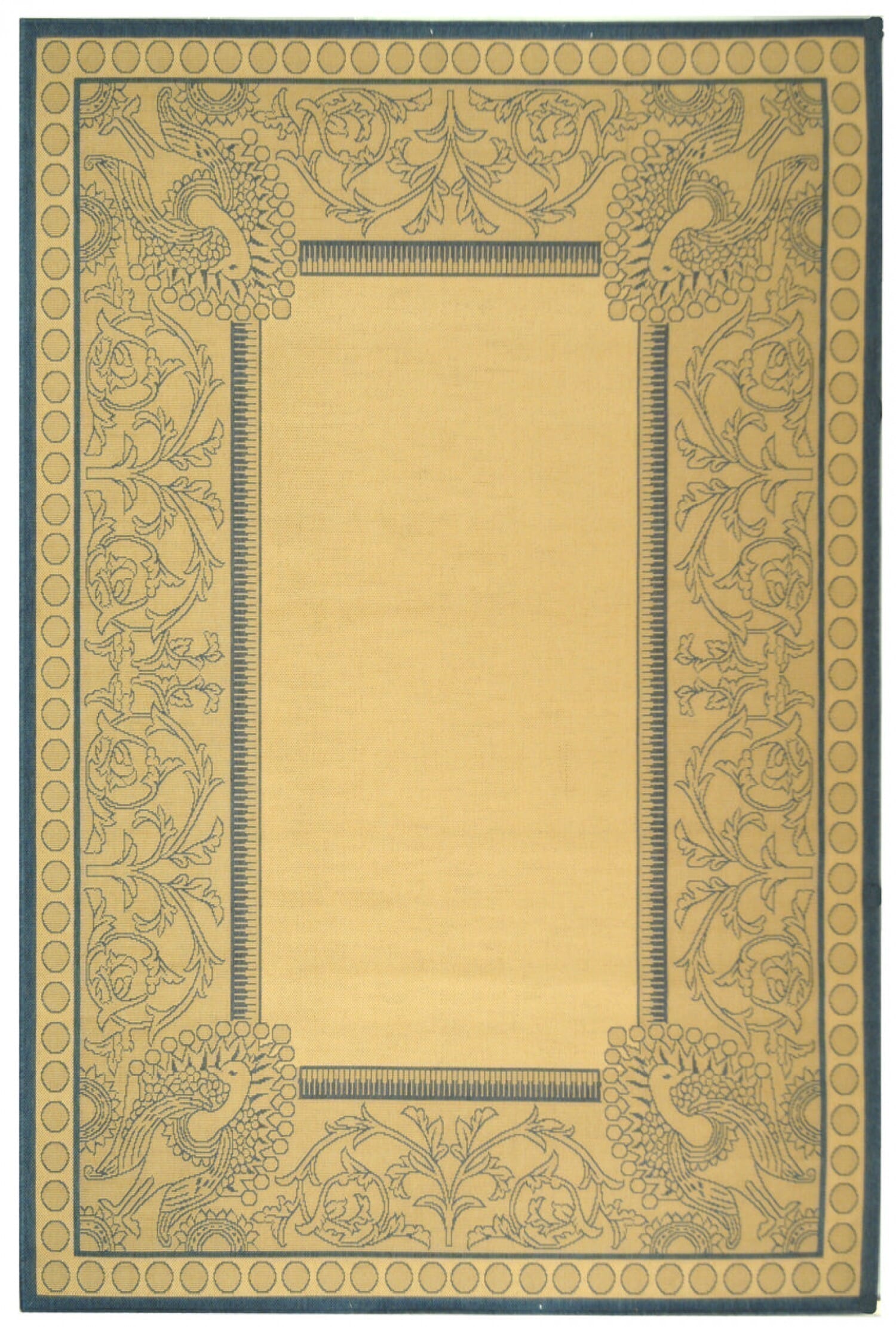 Safavieh Courtyard cy2965-3101 Natural / Blue Area Rug