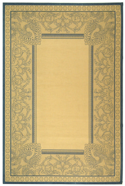 Safavieh Courtyard cy2965-3101 Natural / Blue Area Rug