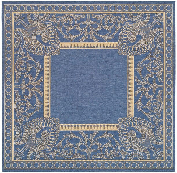 Safavieh Courtyard Cy2965-3103 Blue / Natural Area Rug