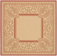 Safavieh Courtyard cy2965-3701 Natural / Red Area Rug
