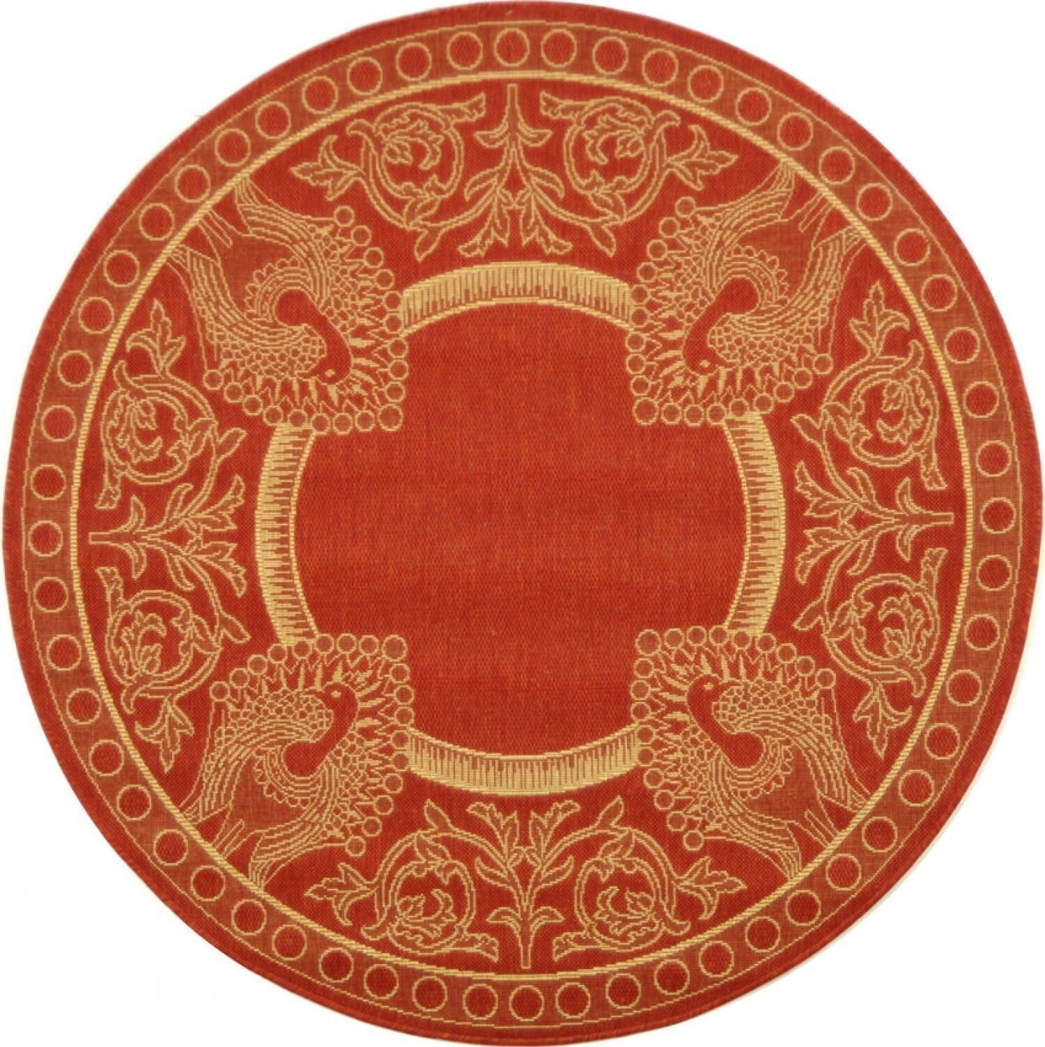 Safavieh Courtyard cy2965-3707 Red / Natural Area Rug