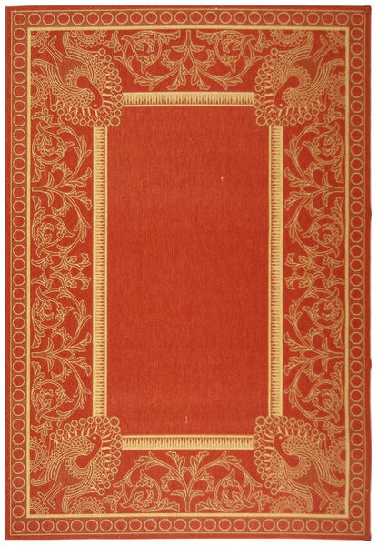 Safavieh Courtyard cy2965-3707 Red / Natural Area Rug