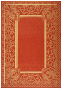 Safavieh Courtyard cy2965-3707 Red / Natural Area Rug