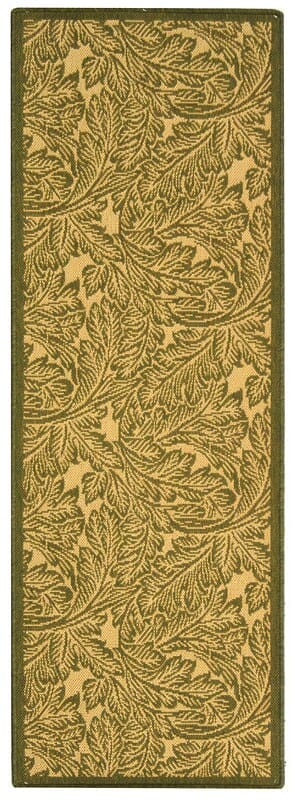 Safavieh Courtyard cy2996-1e01 Natural / Olive Area Rug