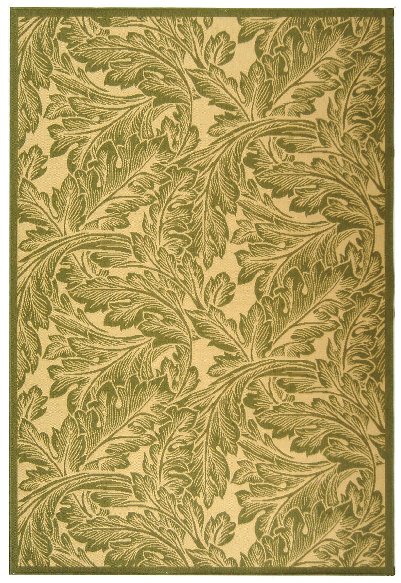 Safavieh Courtyard cy2996-1e01 Natural / Olive Area Rug