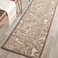 Safavieh Courtyard cy2996-3401 Natural / Chocolate Area Rug