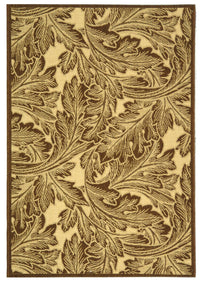 Safavieh Courtyard cy2996-3401 Natural / Chocolate Area Rug