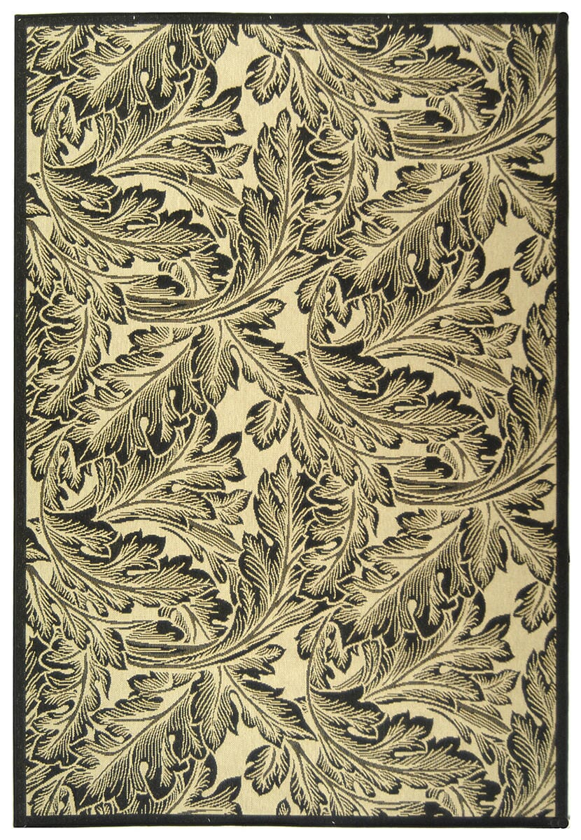 Safavieh Courtyard cy2996-3901 Sand / Black Area Rug