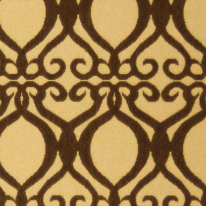 Safavieh Courtyard Cy3040-3001 Natural / Brown Damask Area Rug