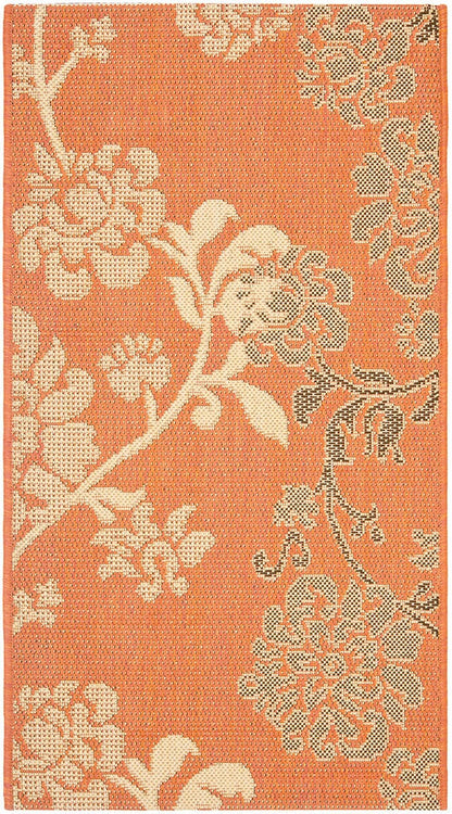 Safavieh Courtyard Cy4027C Terra Natural / Brown Floral / Country Area Rug