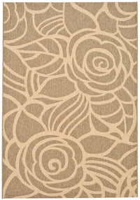 Safavieh Courtyard Cy5141B Coffee / Sand Floral / Country Area Rug