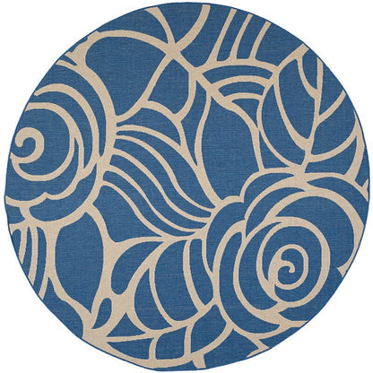Safavieh Courtyard Cy5141C Blue / Beige Floral / Country Area Rug