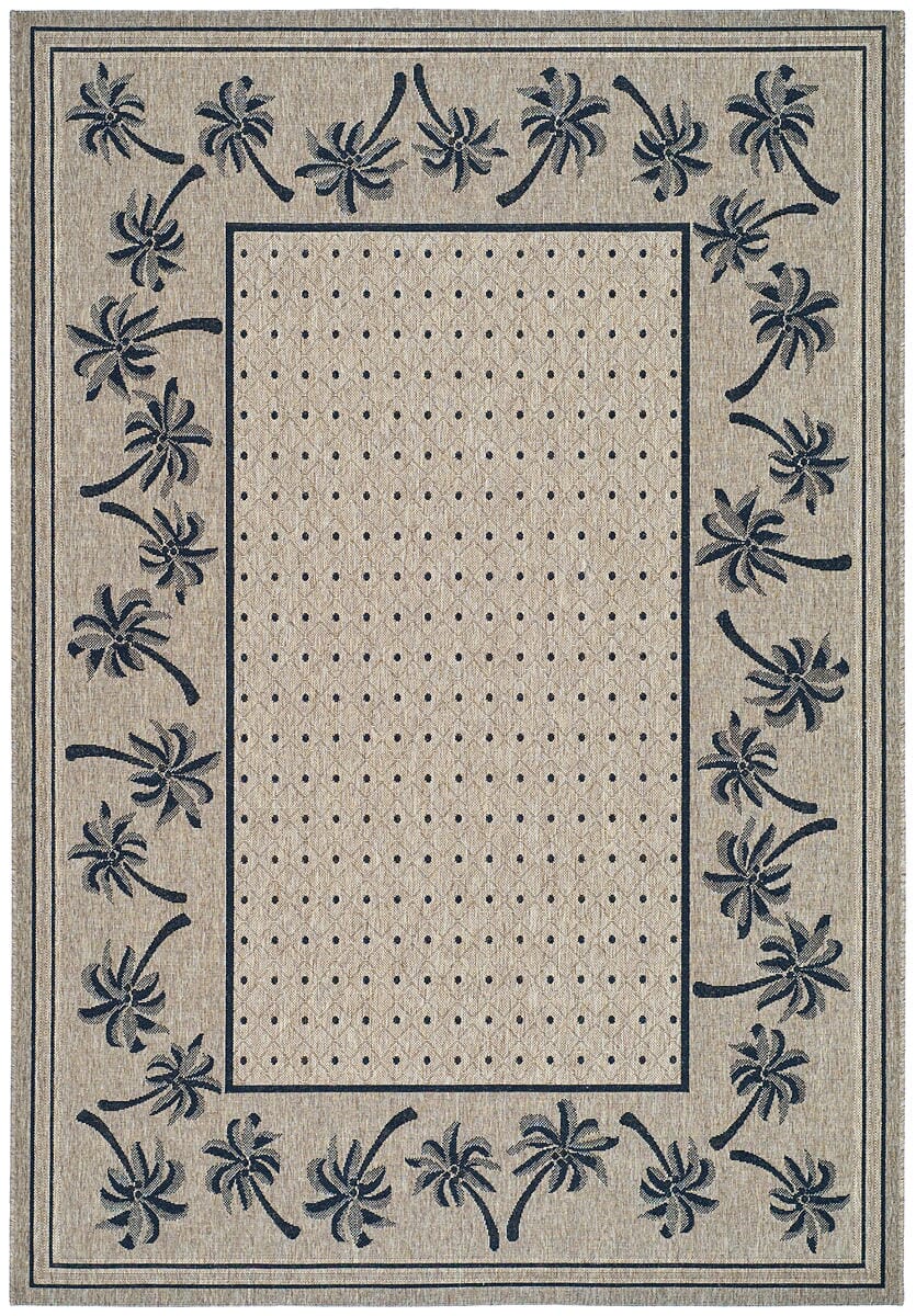 Safavieh Courtyard cy5148h Coffee / Black Tropical Area Rug