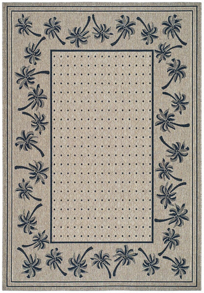 Safavieh Courtyard cy5148h Coffee / Black Tropical Area Rug