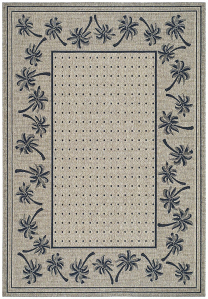 Safavieh Courtyard cy5148h Coffee / Black Tropical Area Rug