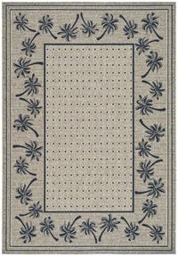 Safavieh Courtyard cy5148h Coffee / Black Tropical Area Rug