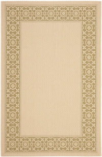 Safavieh Courtyard Cy6003-14 Cream / Green Bordered Area Rug