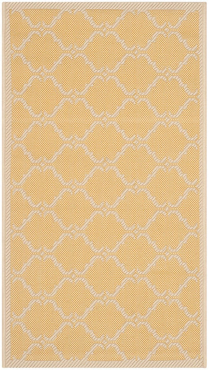 Safavieh Courtyard Cy6009-316 Yellow / Beige Geometric Area Rug