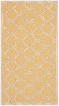 Safavieh Courtyard Cy6009-316 Yellow / Beige Geometric Area Rug