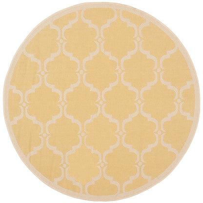 Safavieh Courtyard Cy6009-316 Yellow / Beige Geometric Area Rug