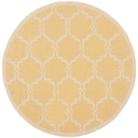 Safavieh Courtyard Cy6009-316 Yellow / Beige Geometric Area Rug