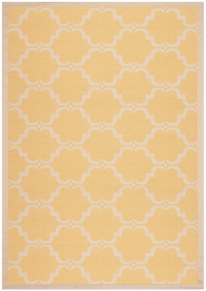 Safavieh Courtyard Cy6009-316 Yellow / Beige Geometric Area Rug