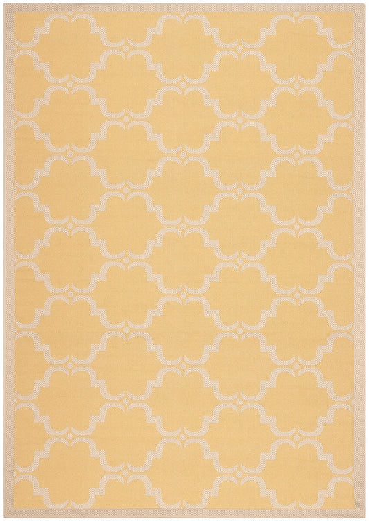 Safavieh Courtyard Cy6009-316 Yellow / Beige Geometric Area Rug