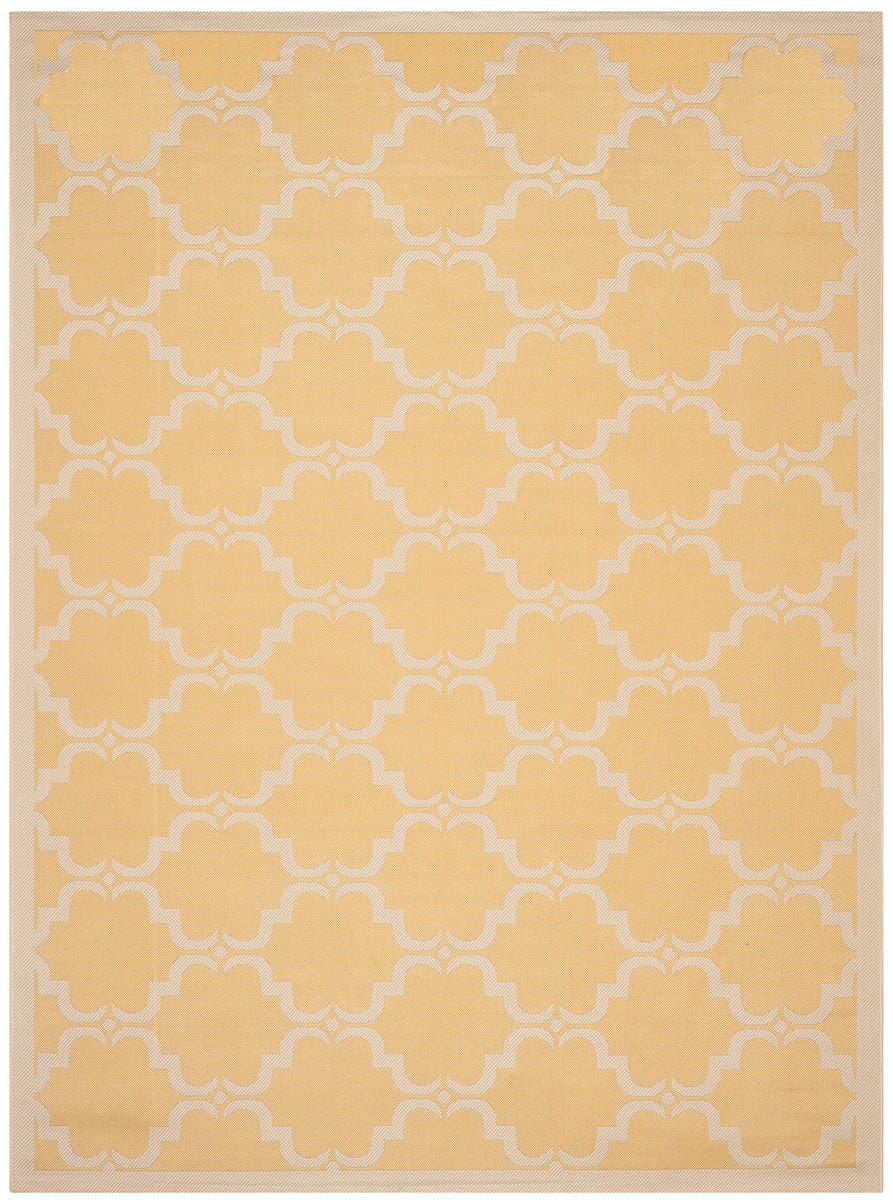 Safavieh Courtyard Cy6009-316 Yellow / Beige Geometric Area Rug