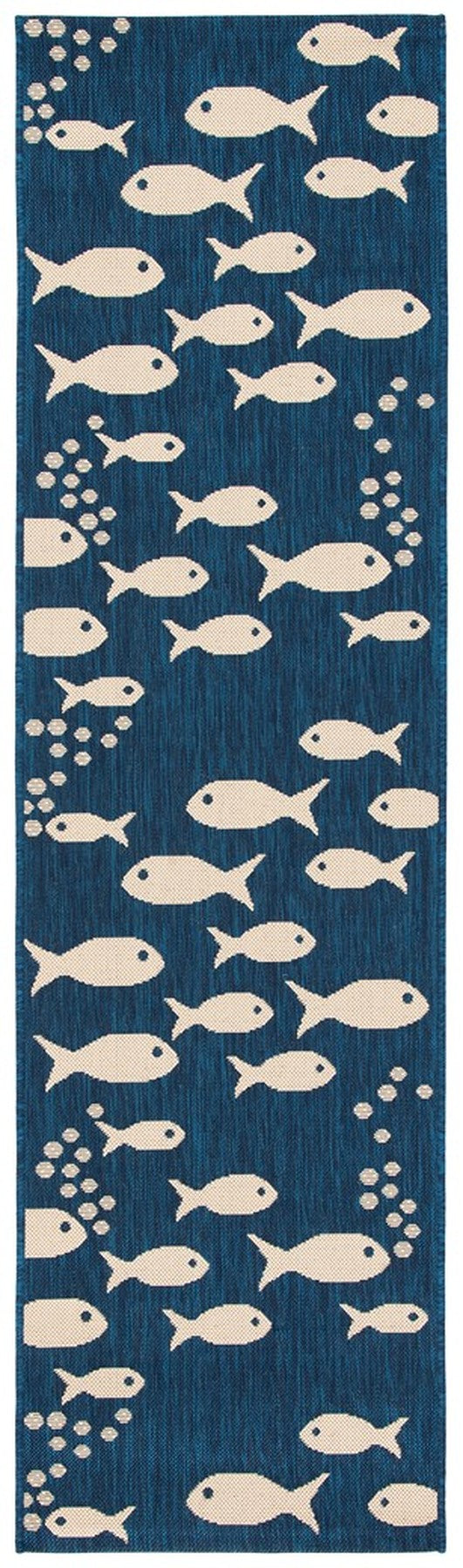 Safavieh Courtyard Cy6012-258 Navy/Beige Area Rug