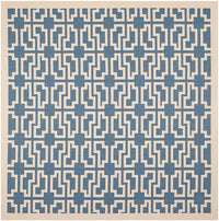 Safavieh Courtyard Cy6015-243 Blue / Beige Geometric Area Rug