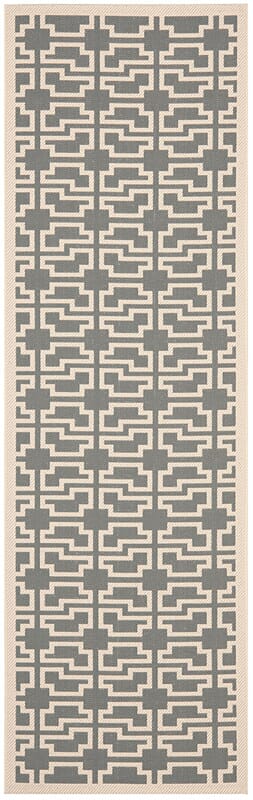 Safavieh Courtyard Cy6015-246 Grey / Beige Geometric Area Rug