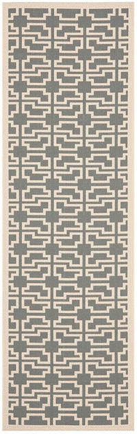 Safavieh Courtyard Cy6015-246 Grey / Beige Geometric Area Rug