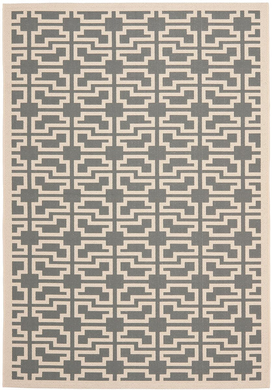 Safavieh Courtyard Cy6015-246 Grey / Beige Geometric Area Rug